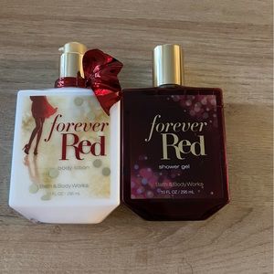 Bath and Body Works Forever Red Shower Gel & Body Lotion